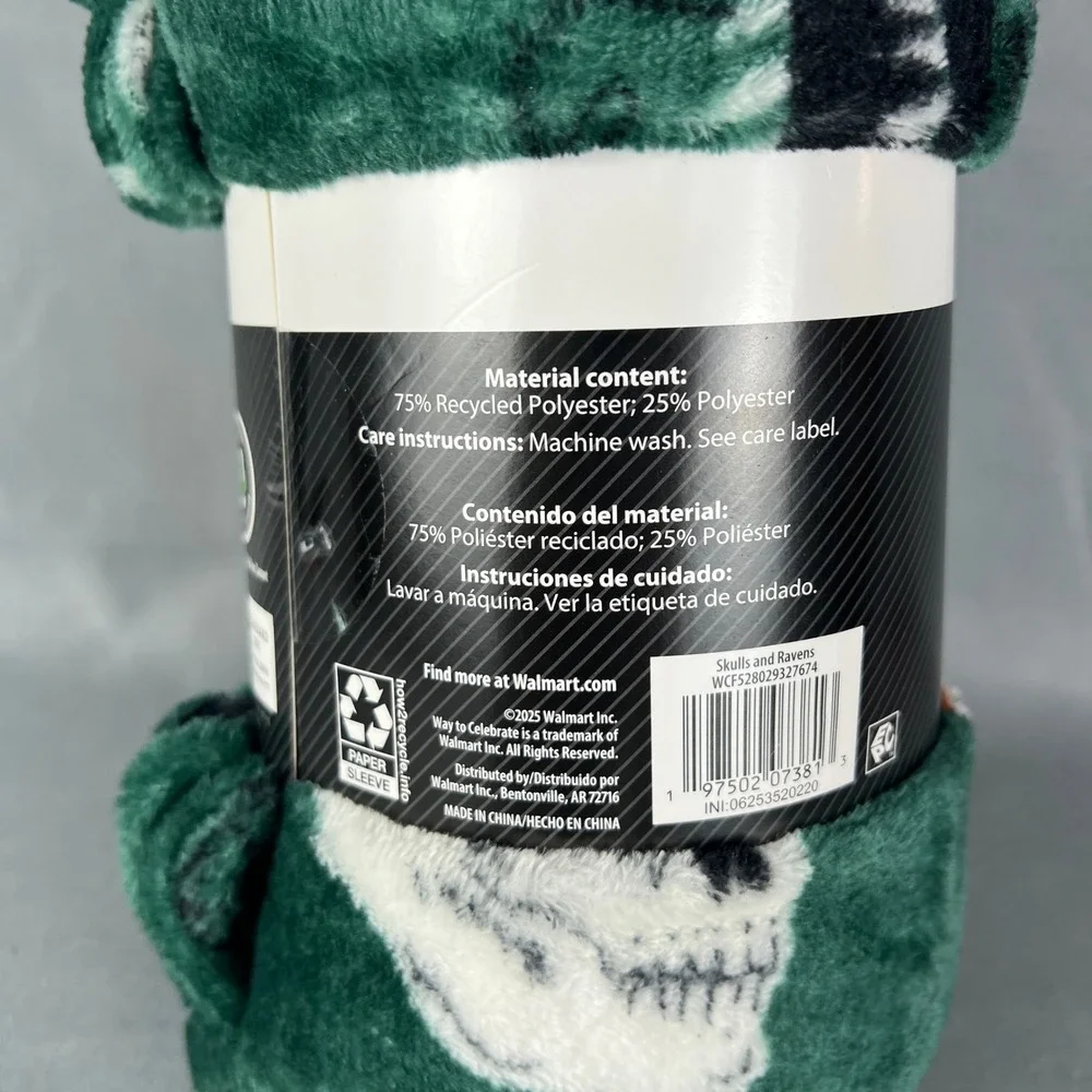 Way to Celebrate Plush Throw Blanket 50